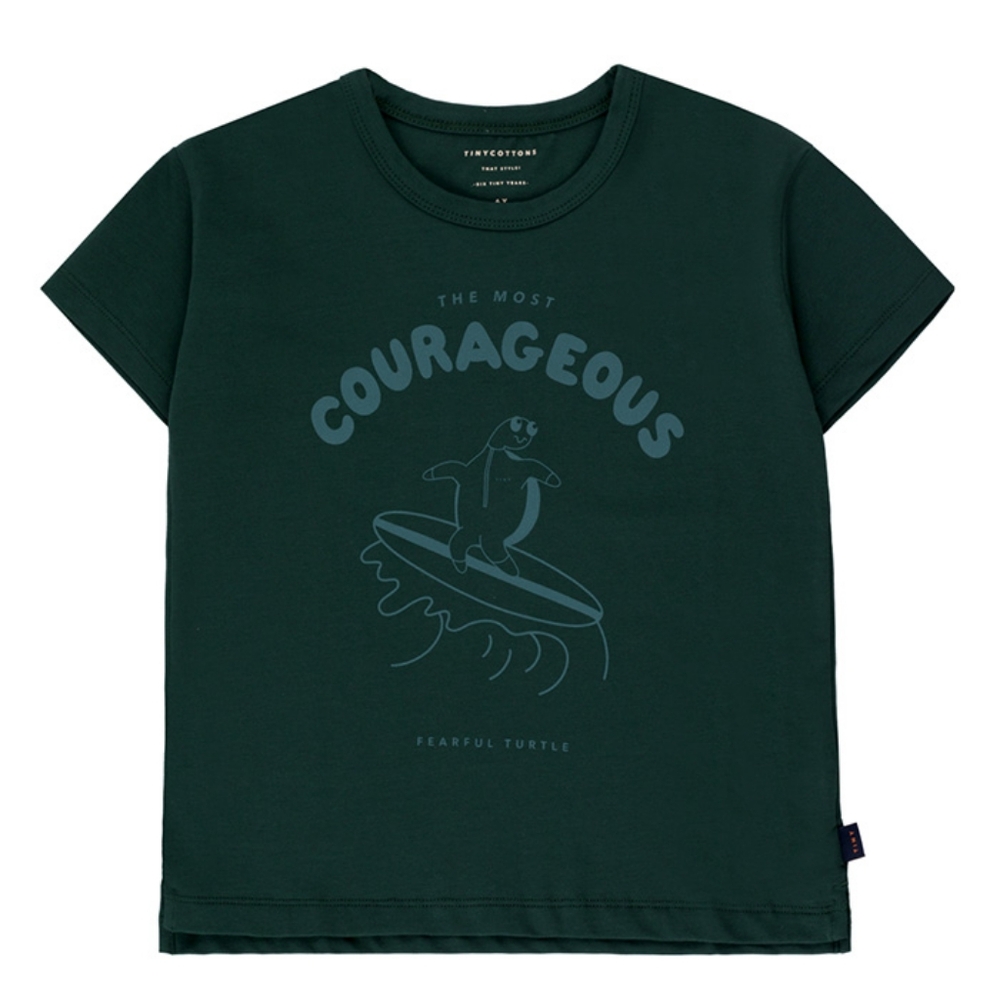 NWT Tiny Cottons COURAGEOUS TEE Ink Blue